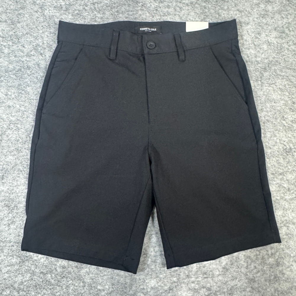 Kenneth Cole New York Mens Black Stretch Golf Shorts Size 30 NWT